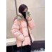 Moncler Light Pink Parana Short Down Jacket