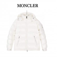 Moncler Maya Technical Down Jacket White