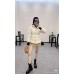 Moncler Women's Brosse Hooded Short Down Jacket