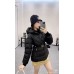 Moncler Women's Brosse Hooded Short Down Jacket