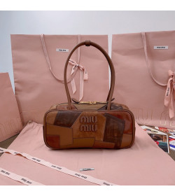 Miu Miu Beau Leather Patchwork Bag