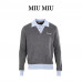Miu Miu Cashmere And Wool Polo Sweater