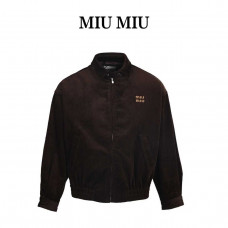 Miu Miu Corduroy Quilted Puffer Jacket