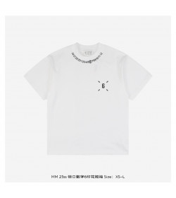 Maison Margiela Graphic Printed Crewneck T-Shirt