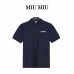 Miu Miu Logo Cotton Piqué Polo Shirt