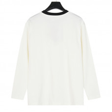 Miu Miu Logo Embroidered Cotton T-shirt