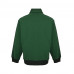 Miu Miu Logo Embroidered Cotton Jersey Sweatshirt In Green