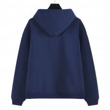 Miu Miu Navy Jersey Hoodie Jacket