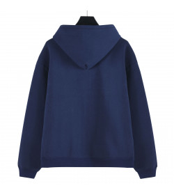 Miu Miu Navy Jersey Hoodie Jacket