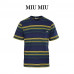 Miu Miu Striped Jersey Shirt