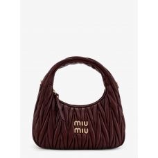 Miu Miu Wander Matelassé Nappa Leather Hobo Bag