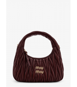 Miu Miu Wander Matelassé Nappa Leather Hobo Bag