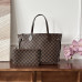 1V Damier Ebene Neverfull MM Tote Bag