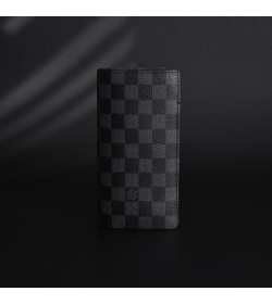 1V Brazza Wallet Damier Graphite Canvas