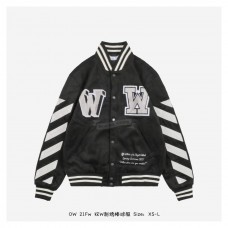 Off-White Black 'WW' Varsity Jacket
