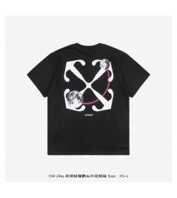 Off-White DBL Moon Arrow Skate T-Shirt