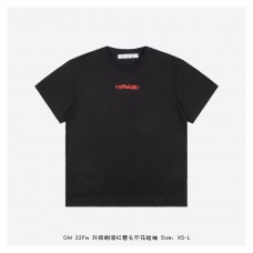 Off-White Red Arrow Print T-shirt