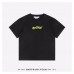 Off-White Yellow Letter Print T-shirt