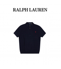 Ralph Lauren Cable Short Sleeve Polo Sweater