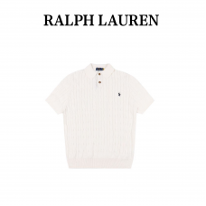 Ralph Lauren Cable Short Sleeve Polo Sweater