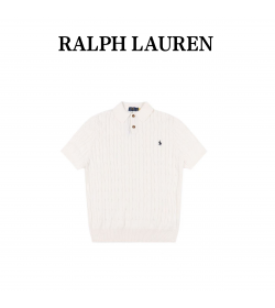 Ralph Lauren Cable Short Sleeve Polo Sweater