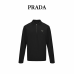 PRD Black Long-sleeved Piqué Polo shirt