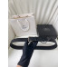PRD Black Saffiano Leather Belt