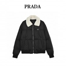 PRD Cropped Technical Cotton Down Jacket