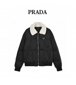 PRD Cropped Technical Cotton Down Jacket