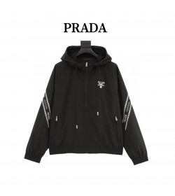 PRD Logo-Embroidered Hooded Jacket