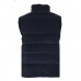 Buy PRD Logo-patch Padded Corduroy Gilet In Blau PRD Logo-patch Padded Corduroy Gilet In Blau