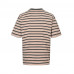 PRD Peach Striped Lisle Cotton T-shirt