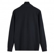 PRD Re-nylon Logo-badge Long-sleeve Cotton Polo Shirt