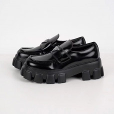 PRD Women's Brushed Leather Monolith Loafers