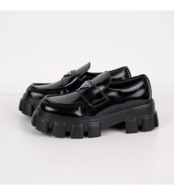 PRD Women's Brushed Leather Monolith Loafers