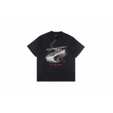 Represent Shark Print Washed T-shirt