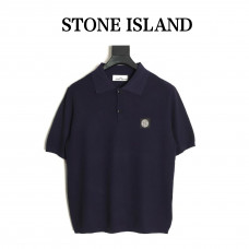 Stone Island fine-knit Polo Shirt