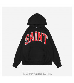 Saint Michael Arch Saint Hoodie Black