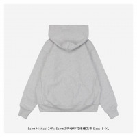 Saint Michael Arch Saint Hoodie 'Grey' Oversized