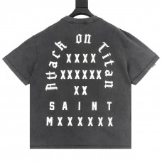 SAINT MXXXXXX Attack On Titan graphic-print T-shirt