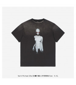 SAINT Mxxxxxx Alien Short Sleeve T-shirt