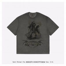 Saint Michael Bieber Washed Print T-Shirt