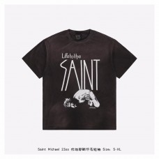 Saint Michael Jesus Print T-shirt 23SS