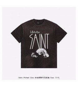 Saint Michael Jesus Print T-shirt 23SS