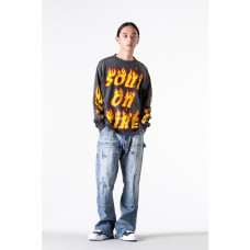 SAINT Mxxxxxx Soul On Fire Long Sleeve T-Shirt