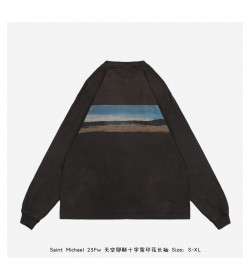 Saint Michael Sky Long-Sleeve Tee