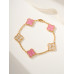 Van Cleef & Arpels Vintage Alhambra Bracelet, 5 Motifs