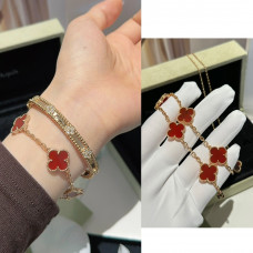 Van Cleef & Arpels Vintage Alhambra Bracelet & Necklace