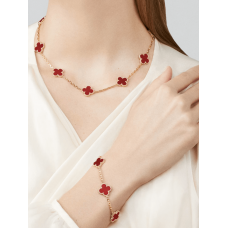 Van Cleef & Arpels Vintage Alhambra Necklace, 10 motifs