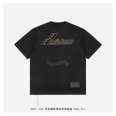We11done 21SS Drilling Back Logo T-shirt